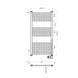 AICA Radiateur eau chaude -Livraison gratuite