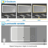 AICA miroir-de-salle-de-bain -Livraison gratuite