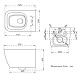 AICA wc -Livraison gratuite