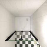 AICA porte-de-douche-pivotante -Livraison gratuite