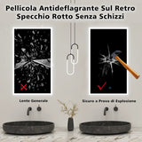 AICA miroir-de-salle-de-bain -Livraison gratuite