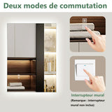 AICA miroir-de-salle-de-bain -Livraison gratuite