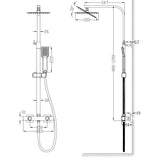 AICA colonne de douche -Livraison gratuite