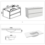 AICA meuble-de-salle-de-bain -Livraison gratuite