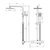 AICA colonne de douche -Livraison gratuite