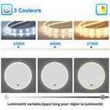 AICA miroir-de-salle-de-bain -Livraison gratuite