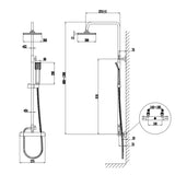 AICA colonne de douche -Livraison gratuite