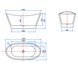 AICA baignoire -Livraison gratuite