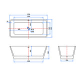 AICA baignoire -Livraison gratuite