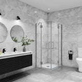AICA cabine-de-douche-accès-d’angle -Livraison gratuite