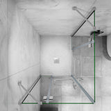 AICA cabine-de-douche-accès-d’angle -Livraison gratuite
