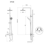 AICA colonne de douche -Livraison gratuite