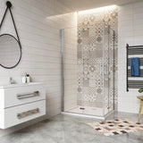 AICA cabine-de-douche-pivotante -Livraison gratuite