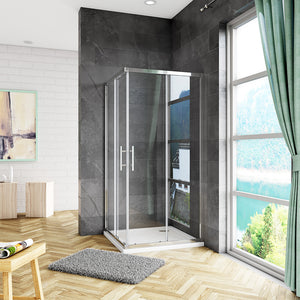 AICA cabine-de-douche-coulissante -Livraison gratuite