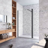 AICA paroi-de-douche-à-l'italienne-avec-barre-de-stabilisation -Livraison gratuite