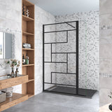 AICA paroi-de-douche-à-l'italienne-avec-barre-de-stabilisation -Livraison gratuite