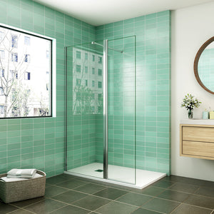 AICA paroi-de-douche-à-l'italienne-avec-barre-de-stabilisation -Livraison gratuite