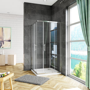 AICA cabine-de-douche-coulissante -Livraison gratuite