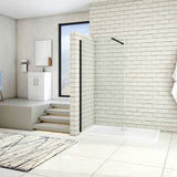 AICA paroi-de-douche-à-l'italienne-avec-barre-de-stabilisation -Livraison gratuite