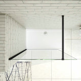 AICA paroi-de-douche-à-l'italienne-avec-barre-de-stabilisation -Livraison gratuite