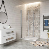AICA cabine-de-douche-pivotante -Livraison gratuite
