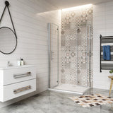 AICA cabine-de-douche-pivotante -Livraison gratuite