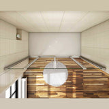 AICA porte-de-douche-pivotante -Livraison gratuite