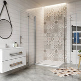AICA cabine-de-douche-pivotante -Livraison gratuite