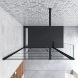 AICA paroi-de-douche-à-l'italienne-avec-barre-de-stabilisation -Livraison gratuite