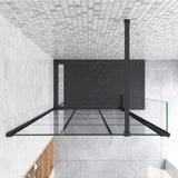 AICA paroi-de-douche-à-l'italienne-avec-barre-de-stabilisation -Livraison gratuite