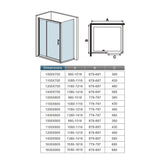 AICA cabine-de-douche-coulissante -Livraison gratuite