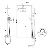 AICA colonne de douche -Livraison gratuite