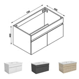 AICA meuble-de-salle-de-bain -Livraison gratuite
