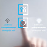 AICA miroir-de-salle-de-bain -Livraison gratuite