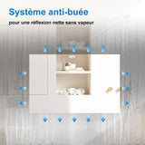 AICA miroir-de-salle-de-bain -Livraison gratuite