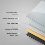 AICA miroir-de-salle-de-bain -Livraison gratuite