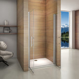 AICA porte-de-douche-pivotante -Livraison gratuite