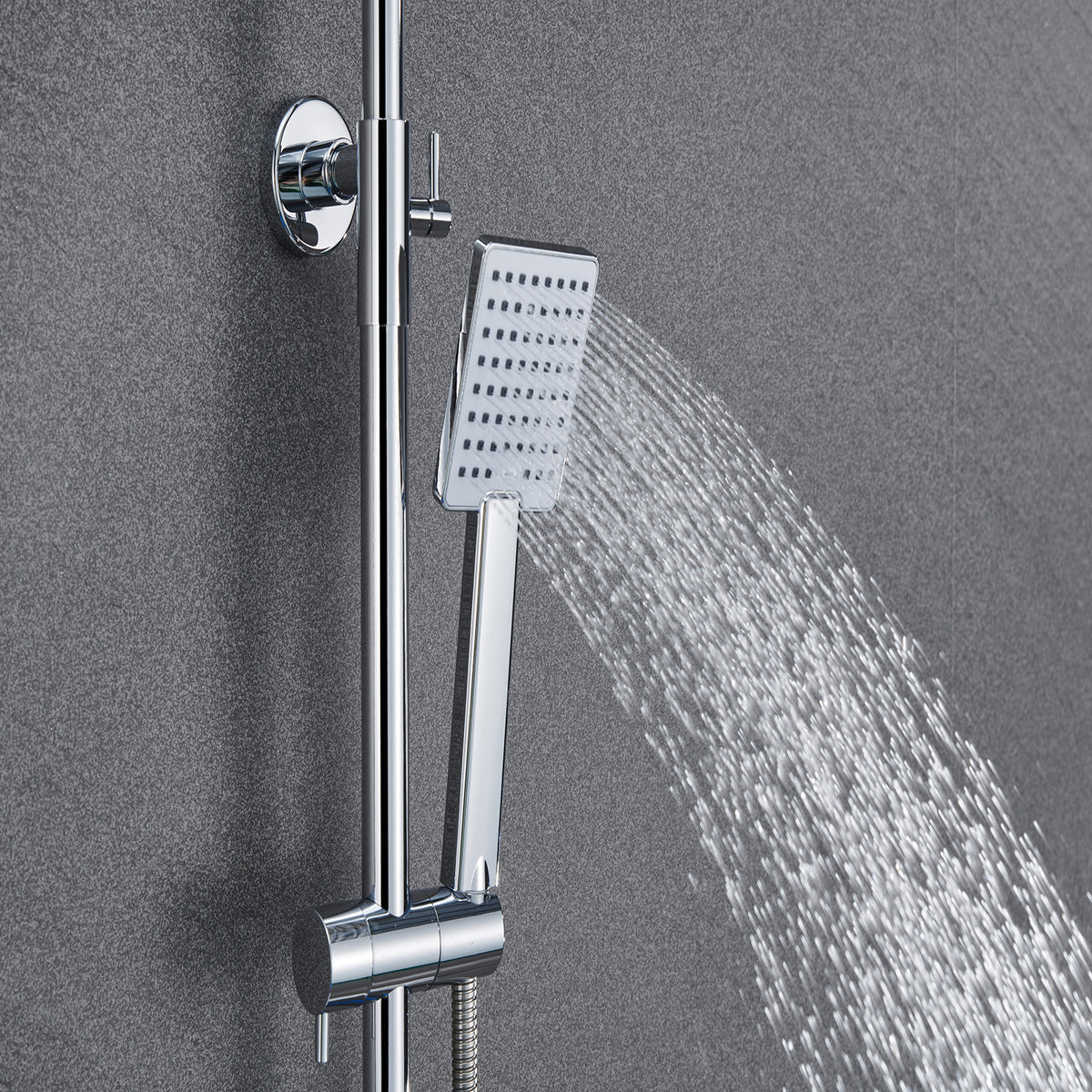Système de douche thermostatique 4011 BASIC, y compris douchette à main