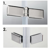 AICA cabine-de-douche-accès-d’angle -Livraison gratuite