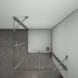 AICA cabine-de-douche-accès-d’angle -Livraison gratuite