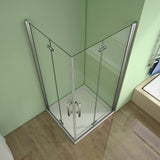 AICA cabine-de-douche-accès-d’angle -Livraison gratuite