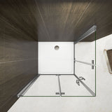 AICA cabine-de-douche-accès-d’angle -Livraison gratuite