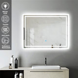 AICA miroir-de-salle-de-bain -Livraison gratuite