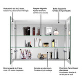 AICA meuble-de-salle-de-bain -Livraison gratuite