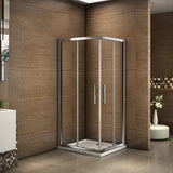 AICA cabine-de-douche-coulissante-avec-receveur-de-douche -Livraison gratuite