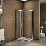 AICA cabine-de-douche-coulissante-avec-receveur-de-douche -Livraison gratuite