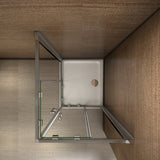 AICA cabine-de-douche-coulissante-avec-receveur-de-douche -Livraison gratuite