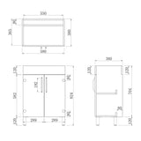 AICA meuble-de-salle-de-bain -Livraison gratuite