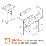 AICA meuble-de-salle-de-bain -Livraison gratuite