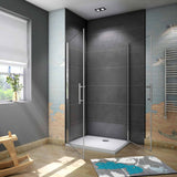AICA cabine-de-douche-pivotante -Livraison gratuite
